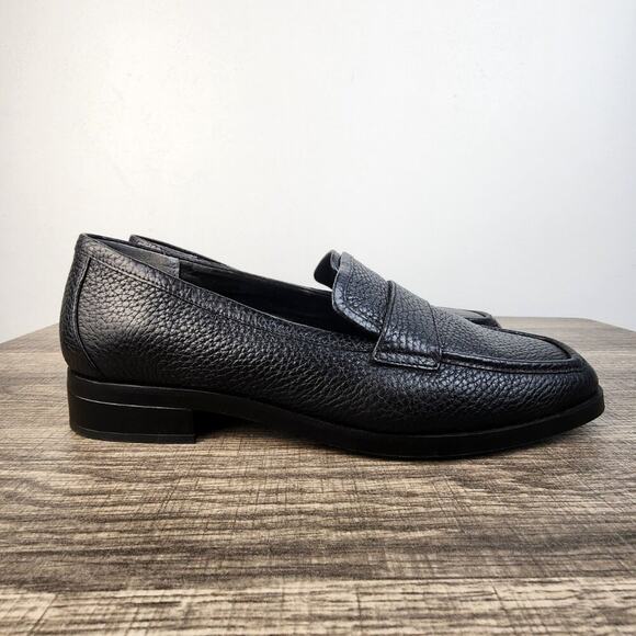 Vionic Wren Sellah Black Pebble Loafers Size 8.5 Office Work Career Professional - Picture 1 of 6